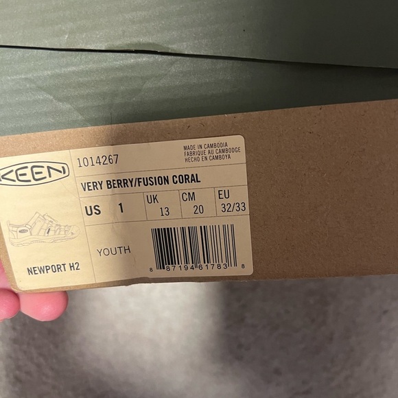 Keen Kids Sandals in Pink and Orange - Picture 4 of 4